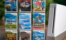 Wii U GamePad with ten standout game cases