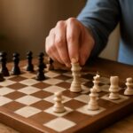 Chessboard showing the Ruy Lopez Spanish Opening after 1.e4 e5 2.Nf3 Nc6 3.Bb5
