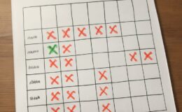 Solving logic grid puzzles with a pencil and grid