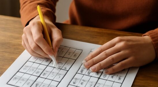 A medium difficulty sudoku puzzle grid.