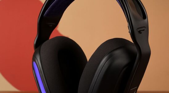Various wireless gaming headsets displayed
